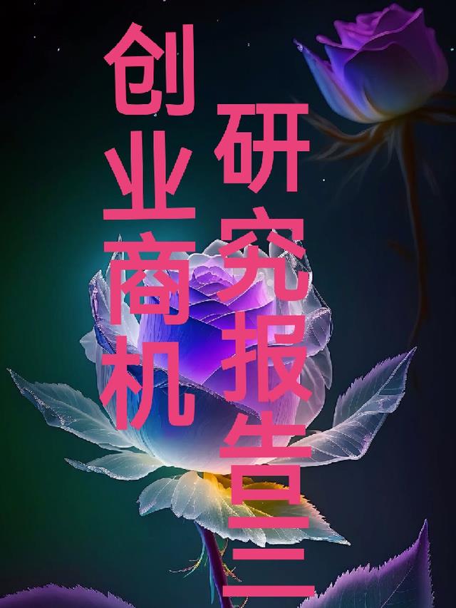 创业商机研究报告三